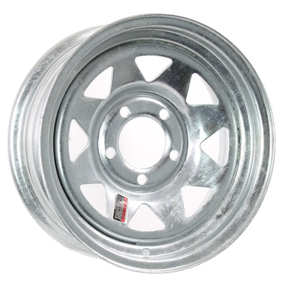 eCustomrim Trailer Rim Wheel 13 in. 13X4.5 5 Lug Wheel Galvanized Spoke