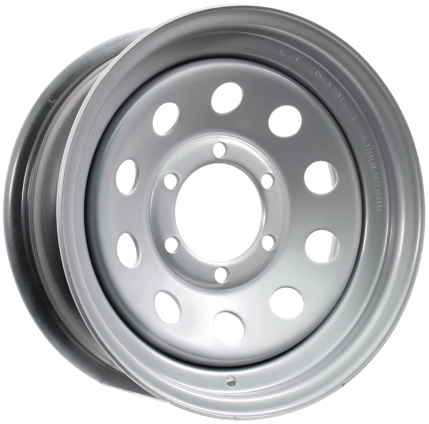 eCustomrim Trailer Wheel Rim 16X6 6-5.5 Silver Modular 3040 Lb. 4.27 Center Bore