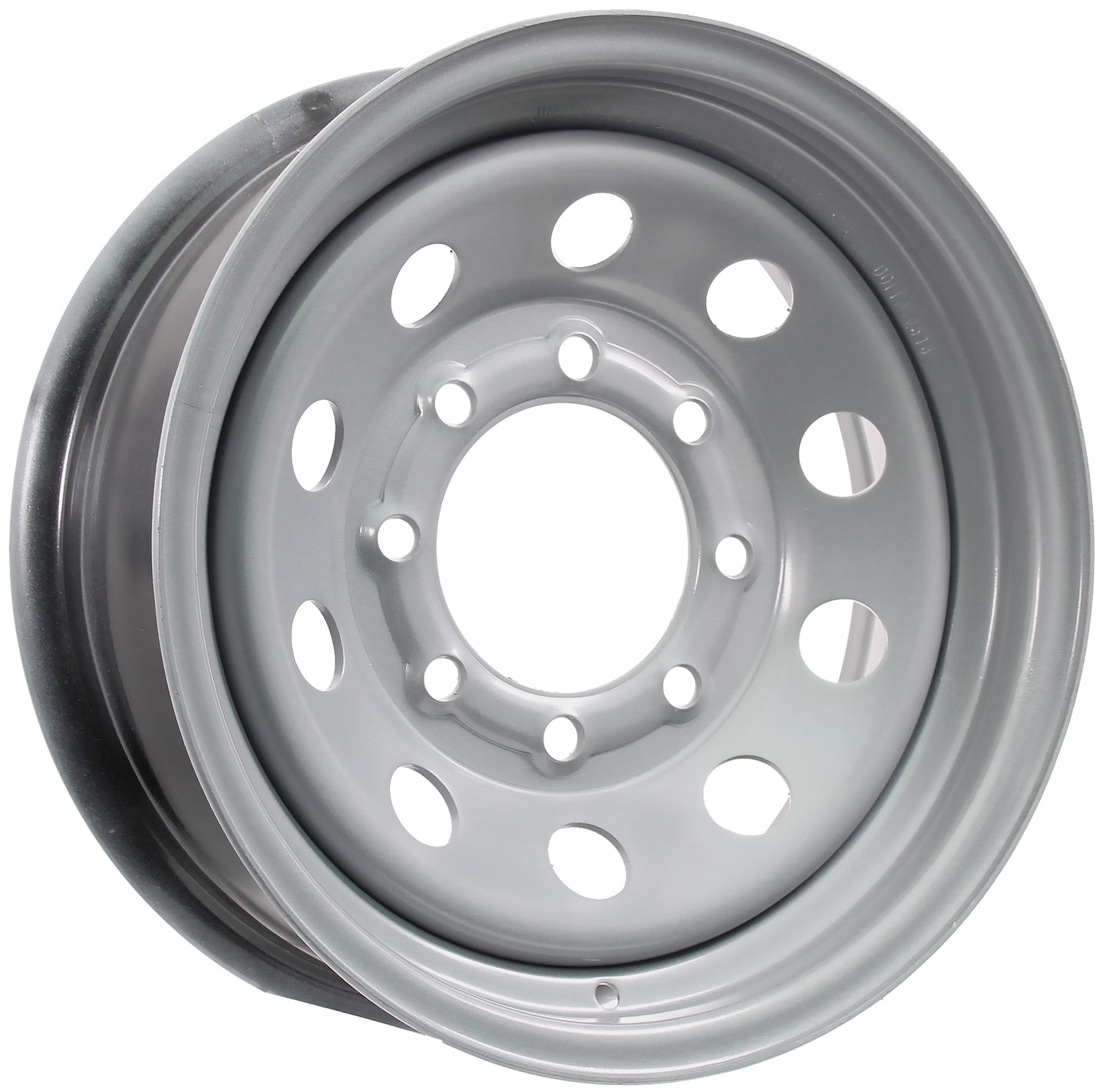 eCustomrim 2-Pack Heavy Duty Trailer Rims Wheels 16 in. 16X6 8H Silver Modular