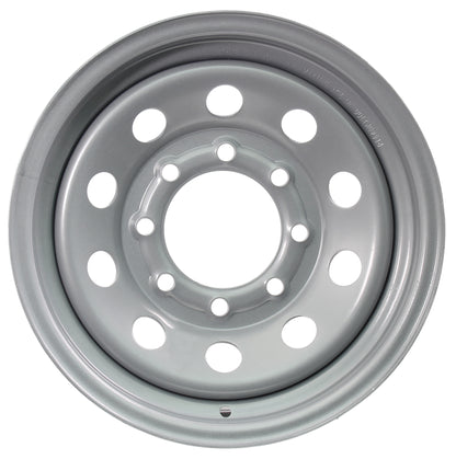 eCustomrim 2-Pack Heavy Duty Trailer Rims Wheels 16 in. 16X6 8H Silver Modular