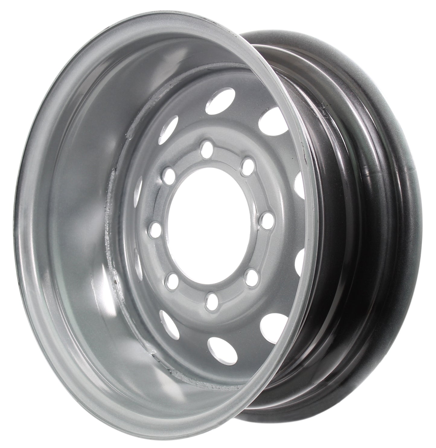 eCustomrim Equipment Trailer Rim Wheel 16 in. 16X6 8 Lug Grey Modular