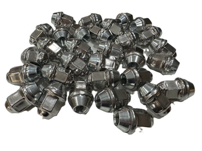 20-Pack 1/2 Inch Lug Nuts Stainless Steel Capped For Aluminum Trailer Wheel Rims