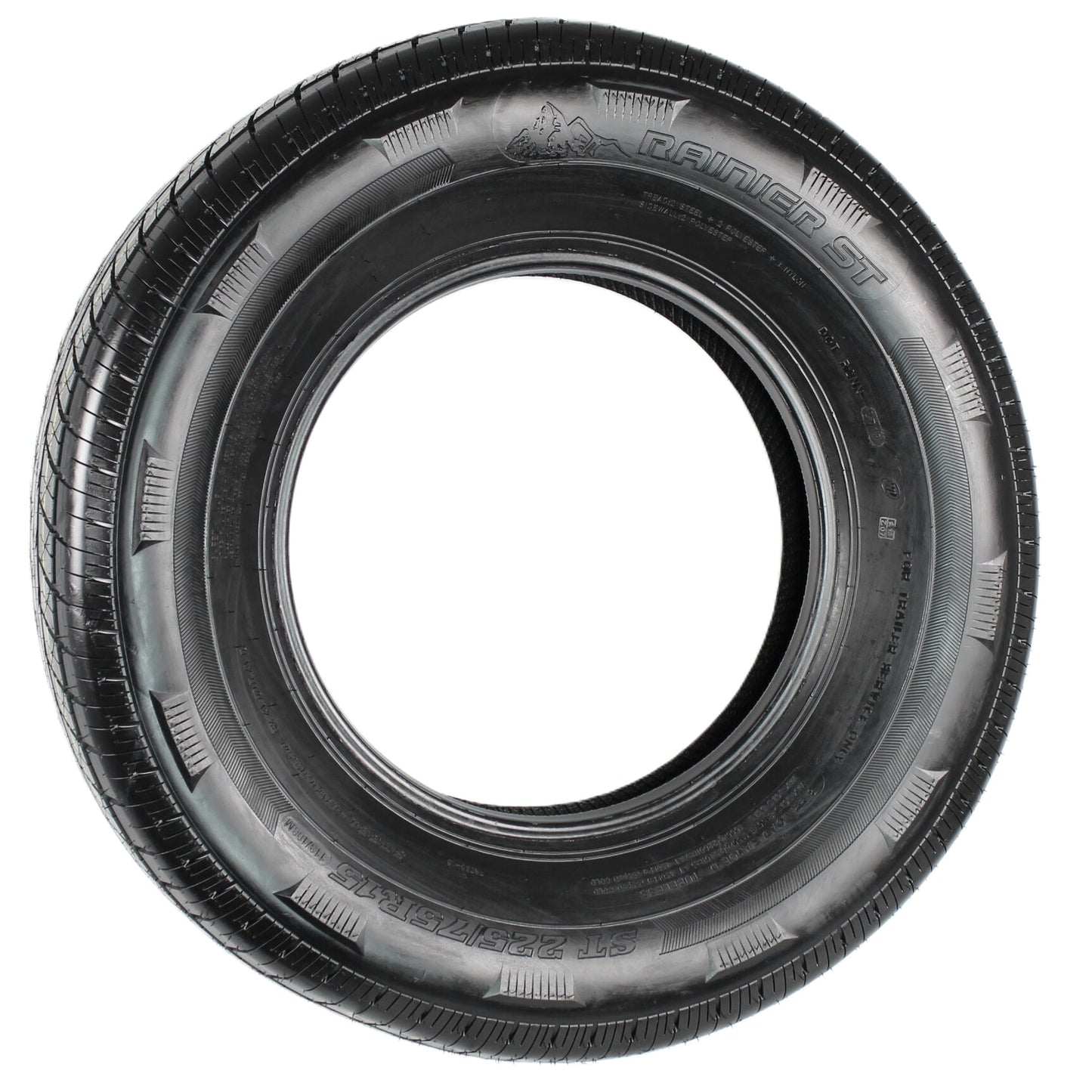 Rainier ST225/75R15 Radial Trailer Tire Load Range D 2540# 225/75 R 15