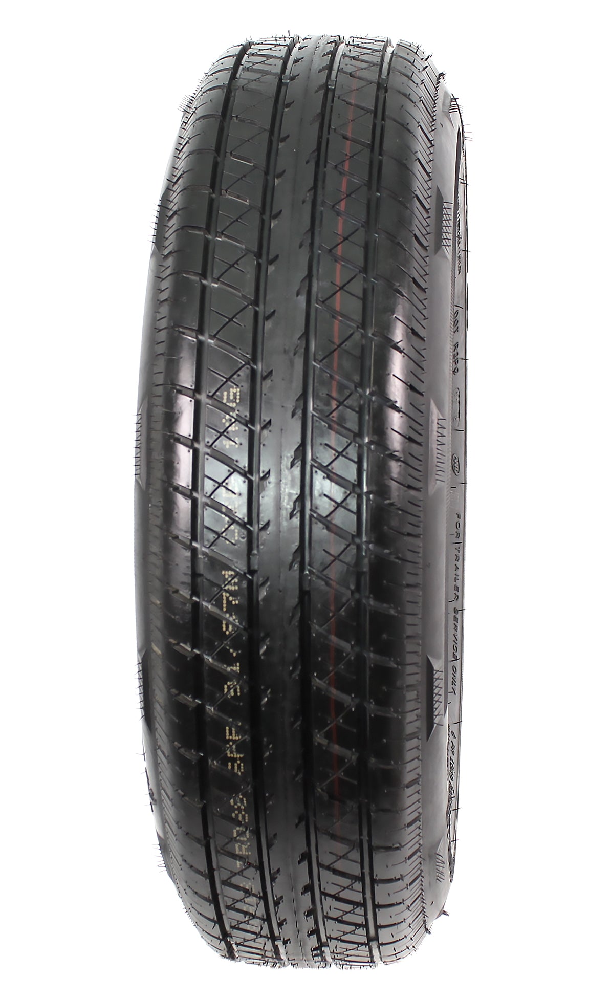 Trailer Tire and Rim Radial ST175/80R13 175/80 R 13 LRC 5-4.5 Black Spoke Wheel