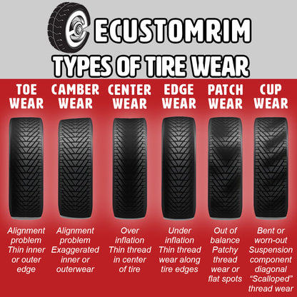 eCustomrim 2-Pack Trailer Tire 480-12 4.80-12 Load Range C 6 Ply - 2 Yr Warranty