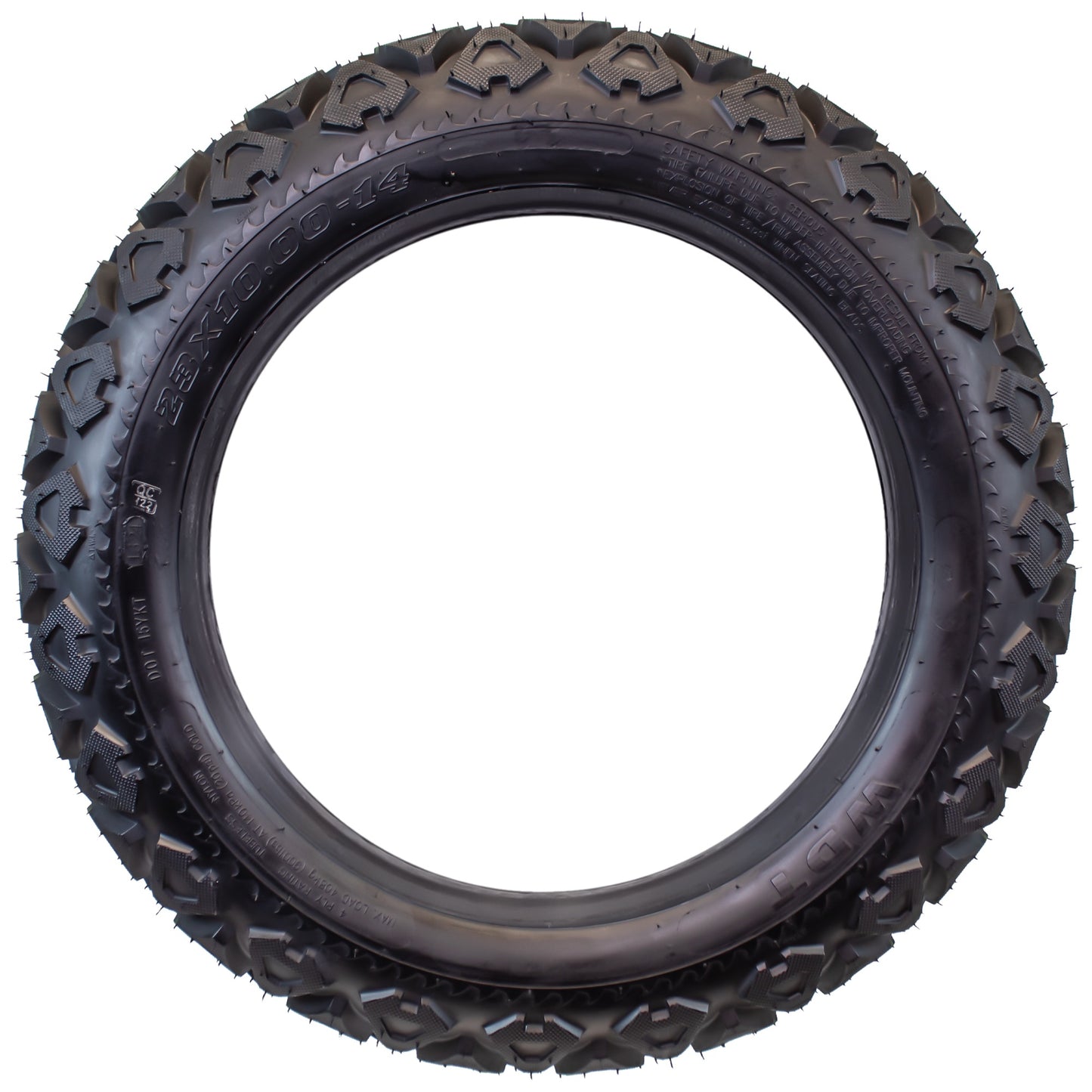 eCustomrim 23x10-14 Lifted Golf Cart ATV All Terrain Mud Turf Knobby Tire