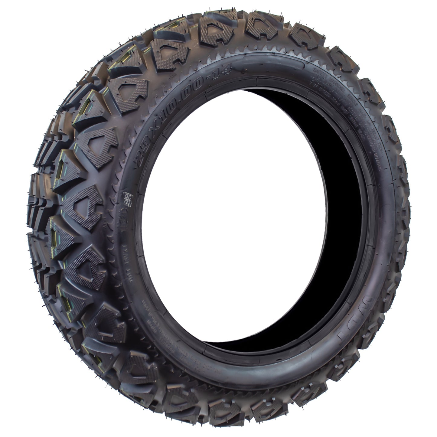 eCustomrim 23x10-14 Lifted Golf Cart ATV All Terrain Mud Turf Knobby Tire